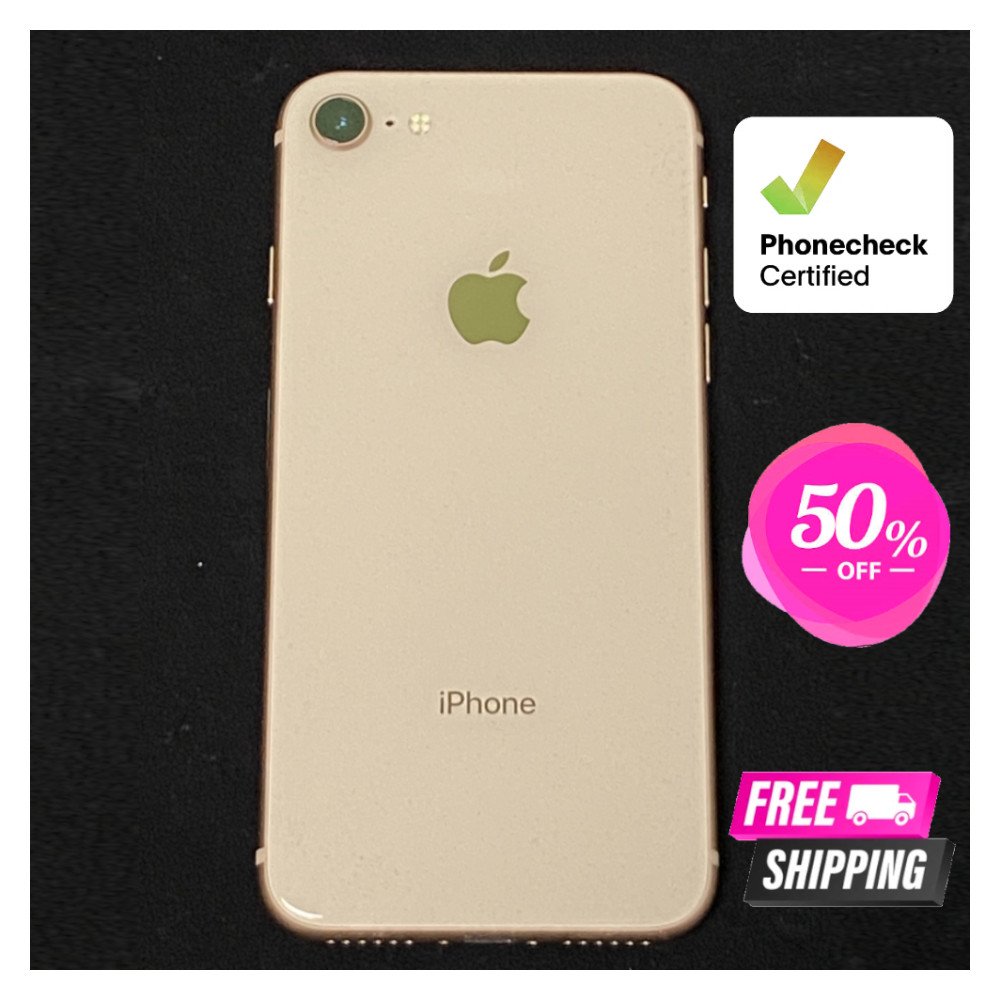 Apple iPhone 8 128GB 64GB SmartPhone iOS Unlocked ATT Verizon Battery Good