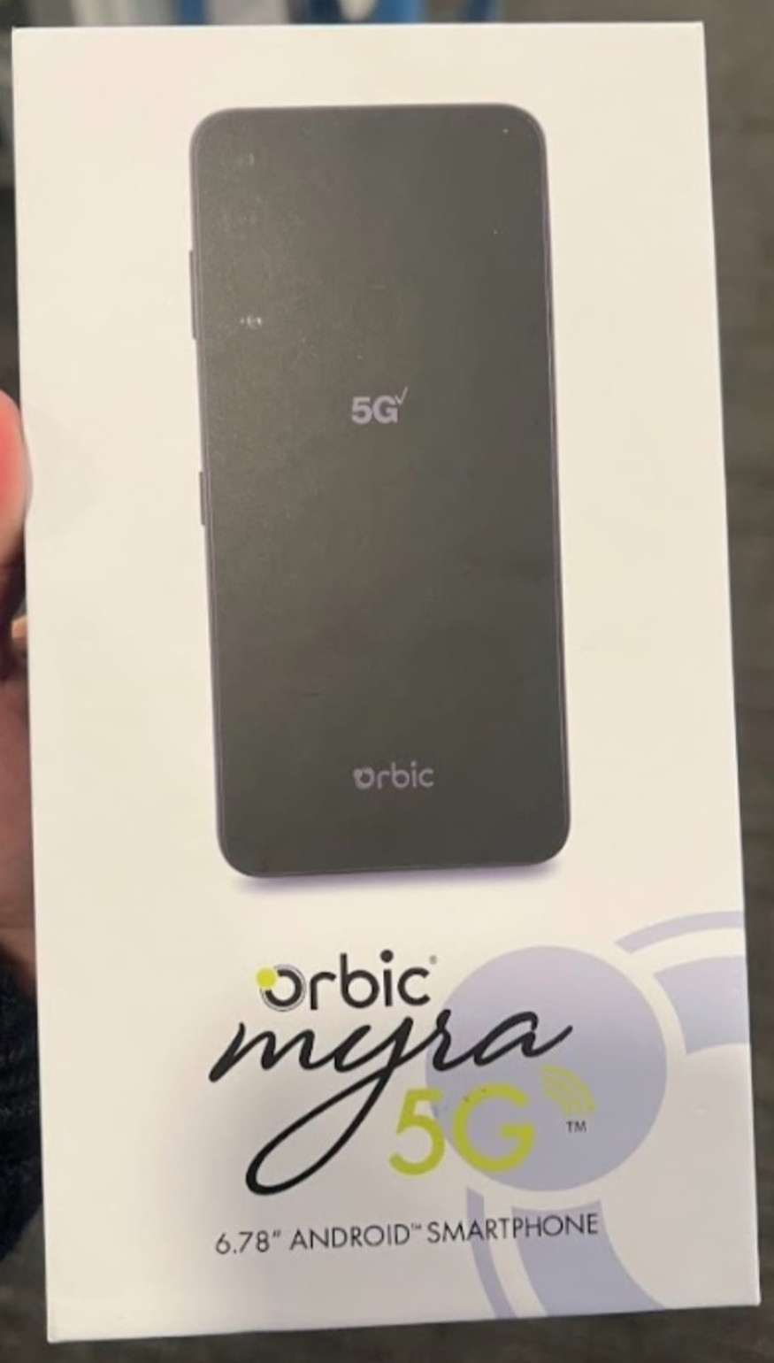 Brand New Orbic Myra 5G UW 64GB GSM Unlocked Verizon AT&T T-Mobile R678L5 Sealed