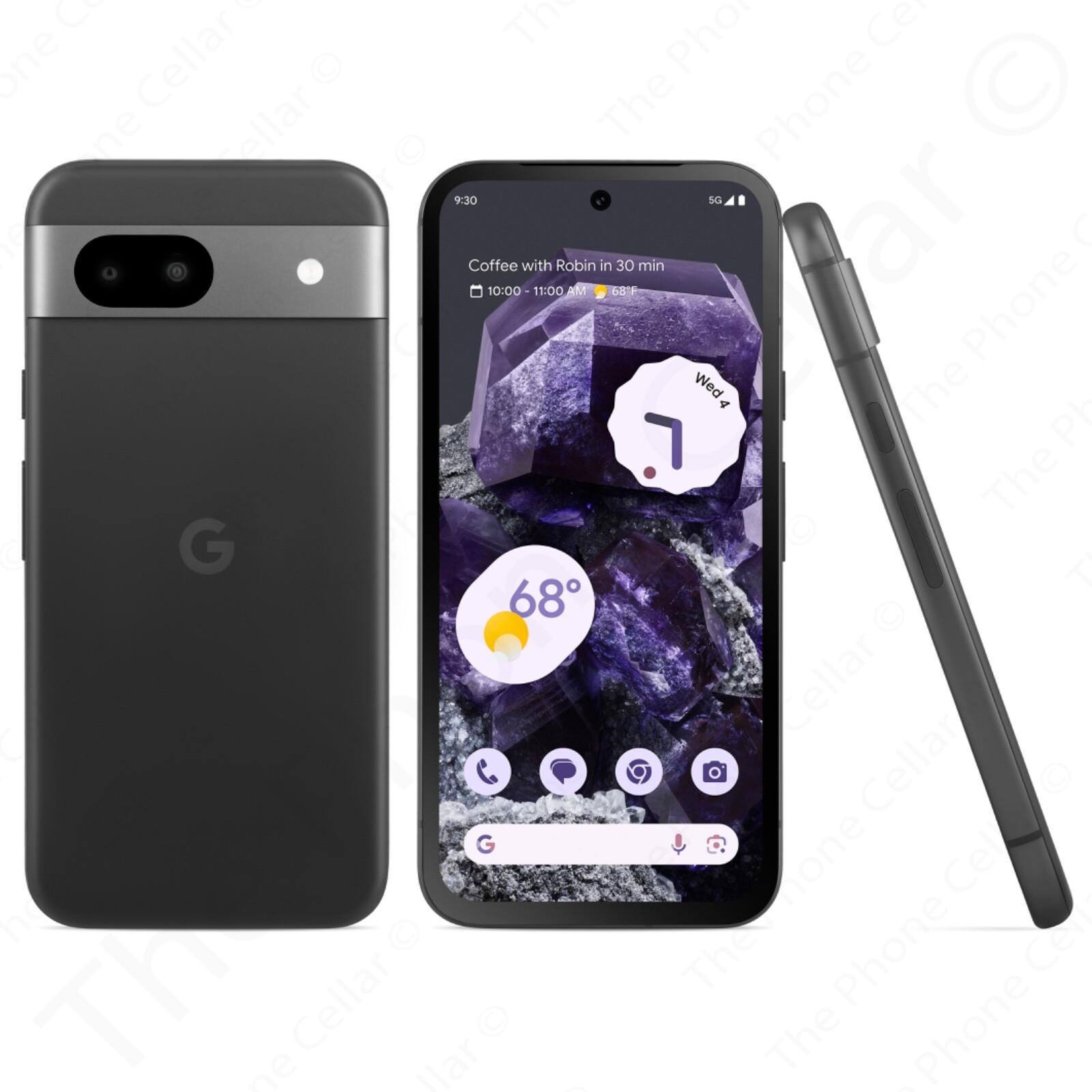 Google Pixel 8a 128GB Unlocked Obsidian Black 6.1″ 64MP WiFi 6E NFC 5G GA04432US