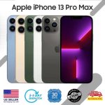 New Sealed Box Apple iPhone 13 PRO MAX A2484 256GB 512GB 1TB Unlocked Smartphone