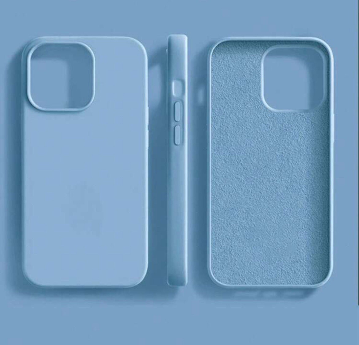 For iPhone 15 14 13 12 11 Pro Max Shockproof Liquid Silicone Case Phone Cover