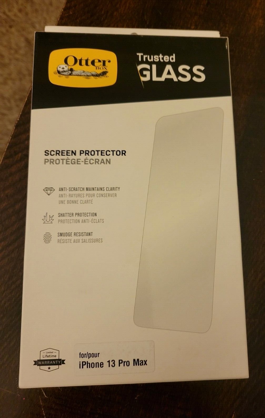 NEW Otter Box Trusted Glass Screen Protector For iPhone 13 Pro Max