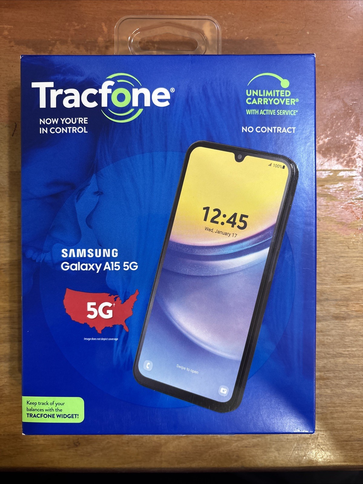 New Samsung Galaxy A15 5G 64GB LTE Tracfone Android Phone