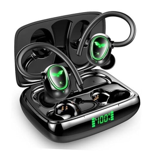 Bluetooth Wireless Headphones Earbuds 60hrs Playback Ear Buds IPX6 Waterproof