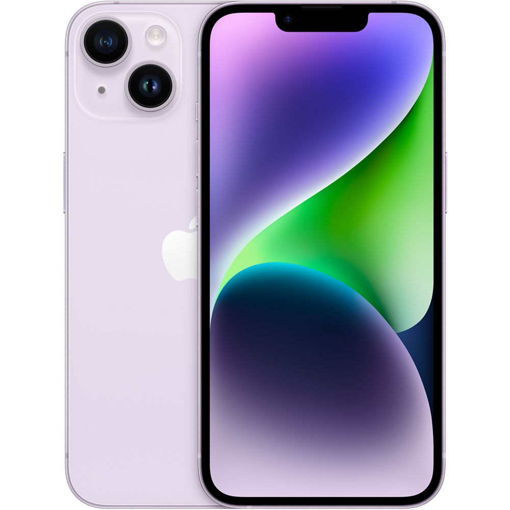 Apple iPhone 14 Purple 128GB Very Good – Refurbished  – Unlocked
