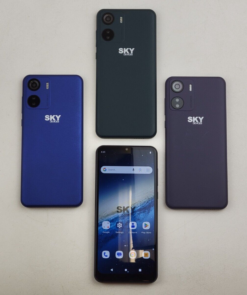 SKY Devices Elite D65 – 32GB – (GSM Unlocked) Dual SIM Android Go Smartphone