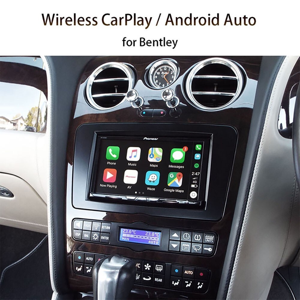Wireless CarPlay Box For Bentley Flying Spur Apple Android Auto Car Play Decoder