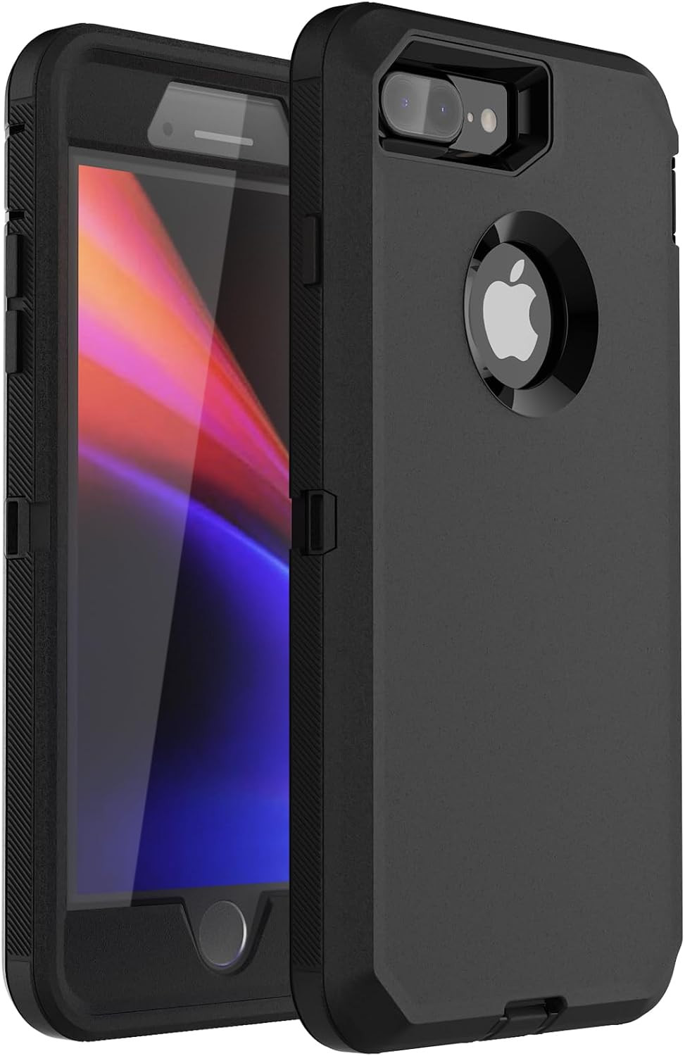 for Apple phone 8 plus Case for Apple phone  7 plus Case with Screen Protector [