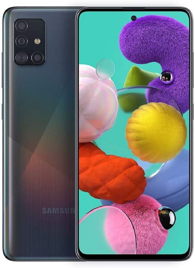 Samsung SMA515UZKVZ Galaxy A51 Prism Crush 128 GB, 4GB RAM, Black (Verizon)