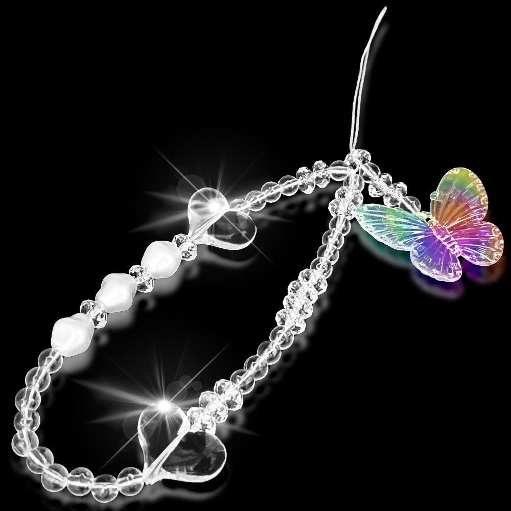 Unique Gradient Butterfly Decor for Samsung Apple Phone,Handbag,Camera,Earphone
