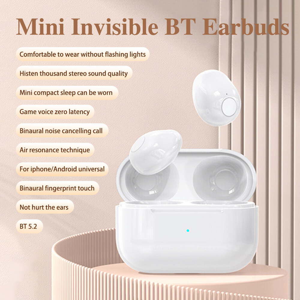 Mini TWS Wireless Earbuds Headset Bluetooth Earphones for iPhone Samsung Android