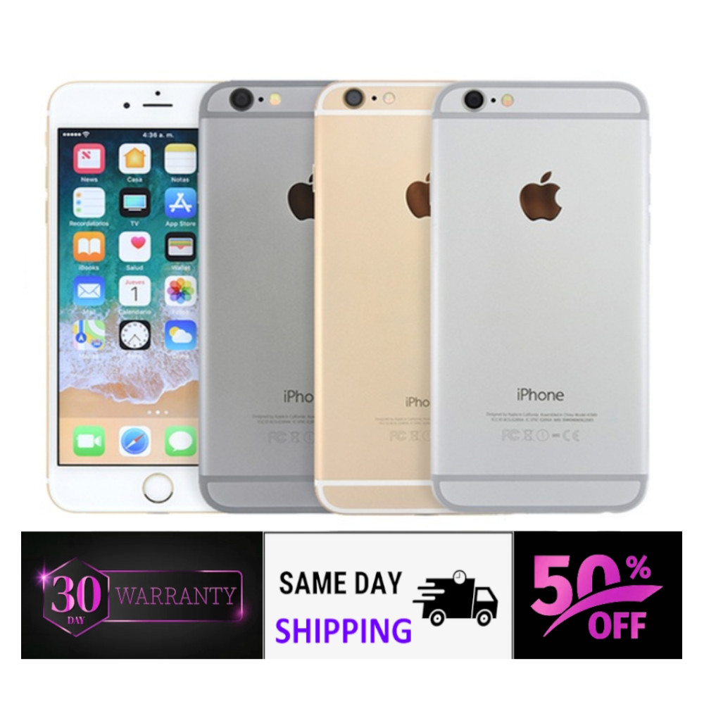 Apple iPhone 6 16GB/128GB Unlocked – Silver, Gold, Space Gray – Free Shipping!
