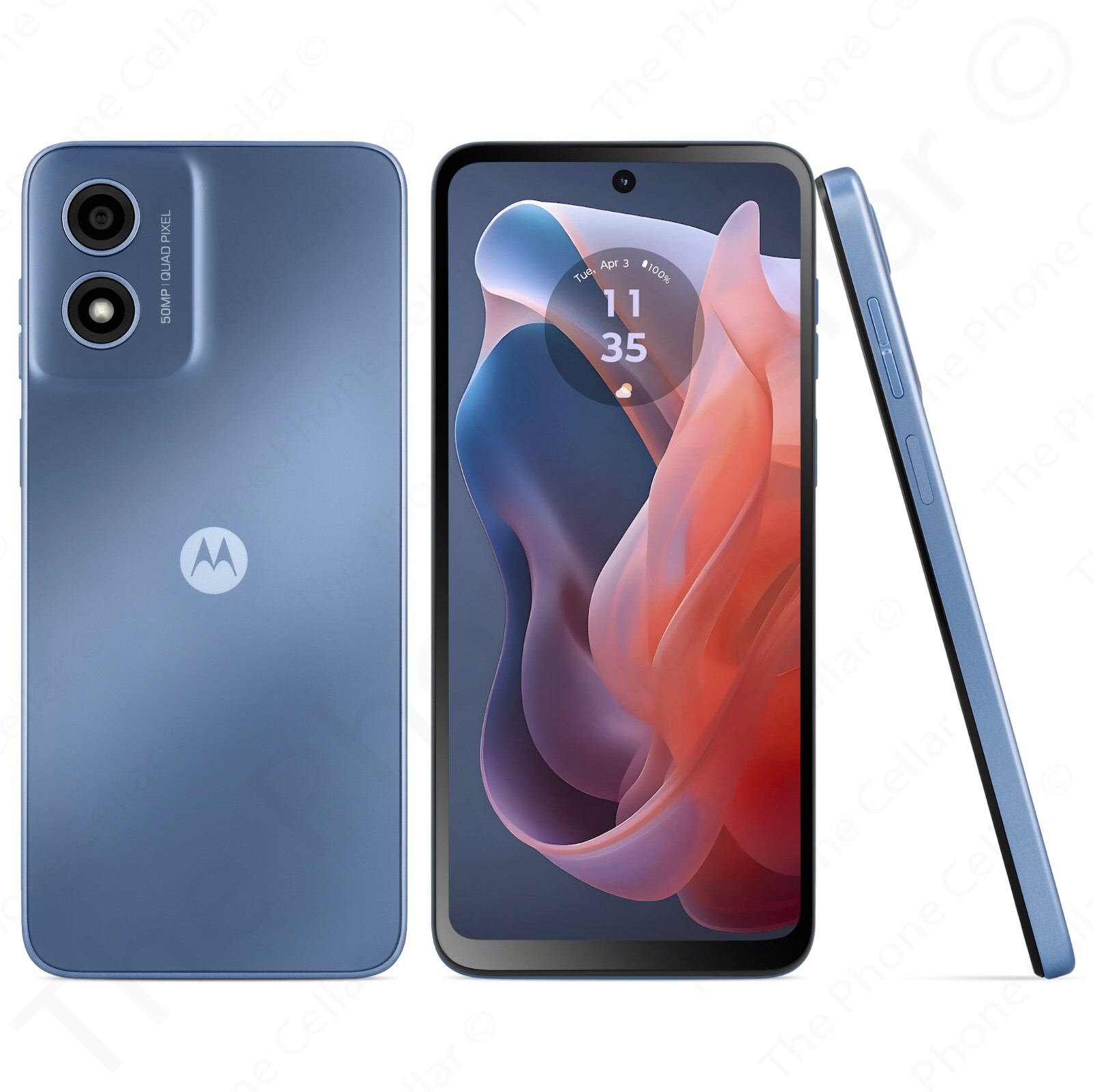 Motorola Moto G Play 3 2024 XT2413 3rd Gen 64GB Unlocked 6.5″ 50MP Sapphire Blue