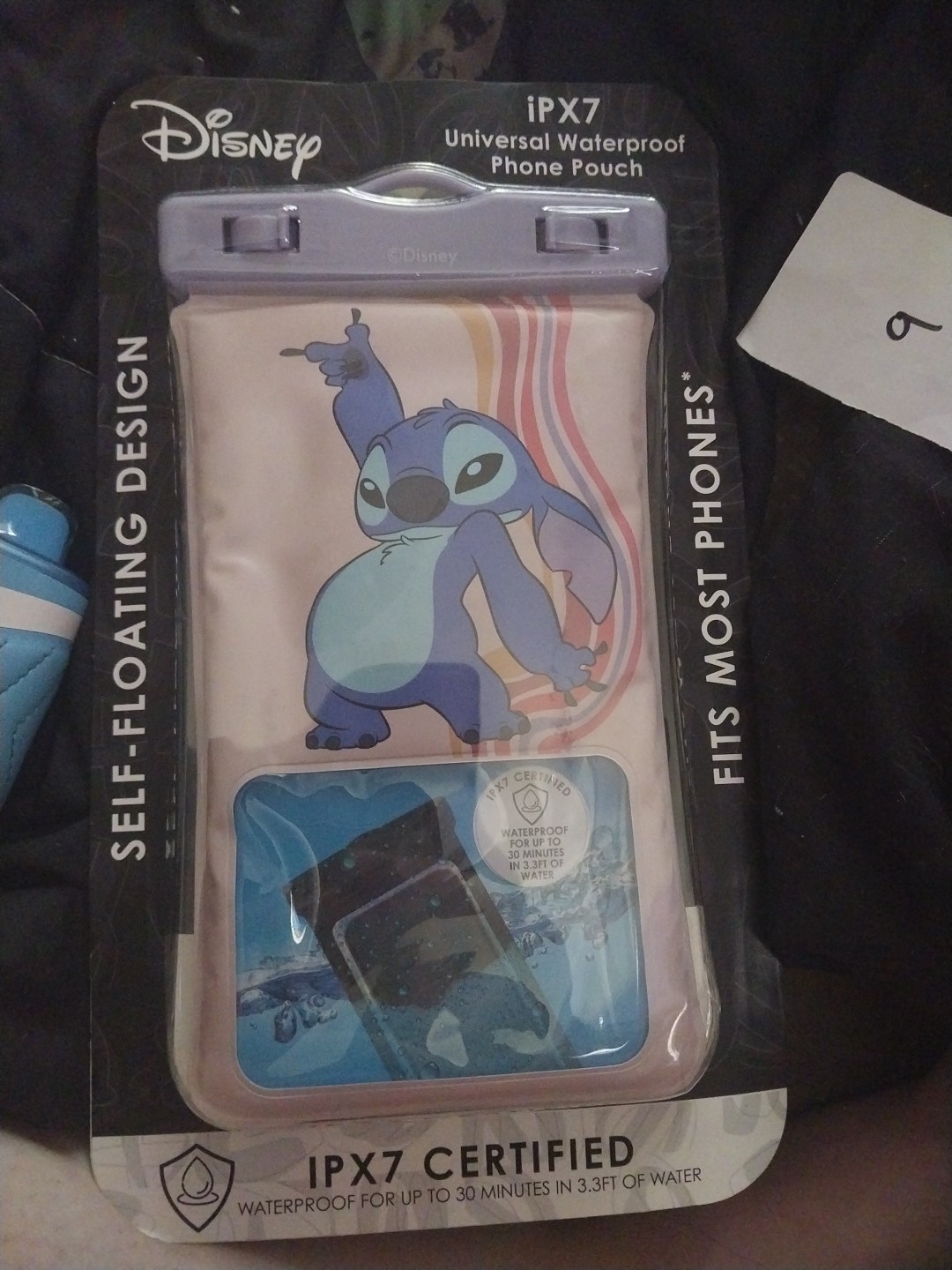 Disney DANCING STITCH iPX7 Universal Waterproof Self-Floating Phone Pouch!