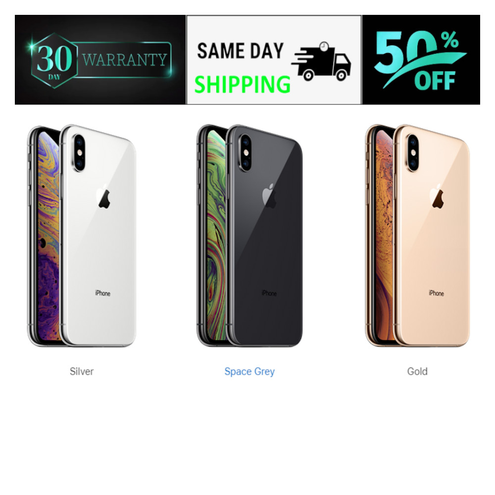 Apple iPhone XS GSM Unlocked Verizon Boost At&t T-Mobile (64GB 256GB) LTE