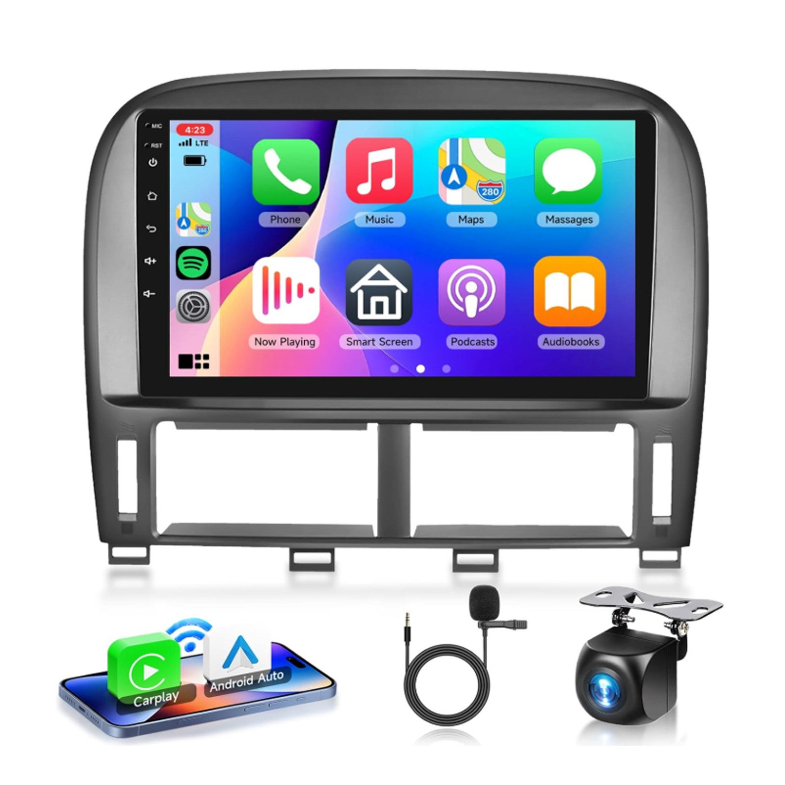 32G For Lexus LS430 2001-2006 Android 13 Car Radio Stereo GPS Navi WiFi Carplay