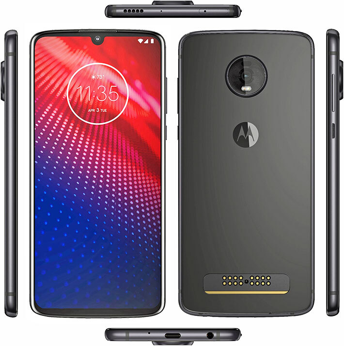 Motorola Moto Z4 XT1980-4 Verizon Unlocked 128GB Flash Grey B Medium Burn