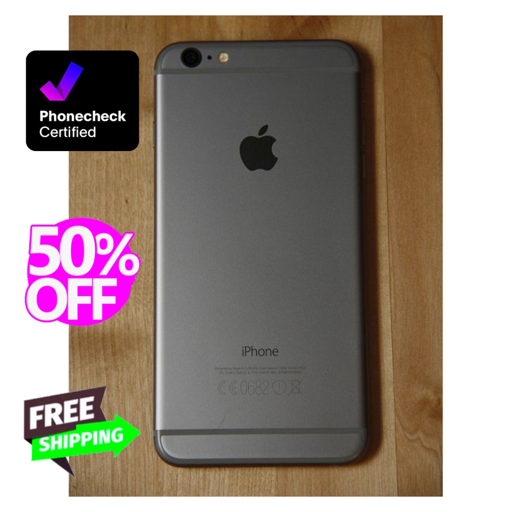 Apple iPhone 6 Plus 5.5″ Silver Gray 16GB/64GB Unlocked – Free Shipping