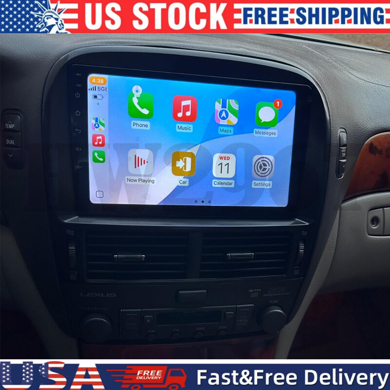For Lexus LS430 2001-2006 Android 13 Car Stereo Fit for Carplay Radio GPS Navi