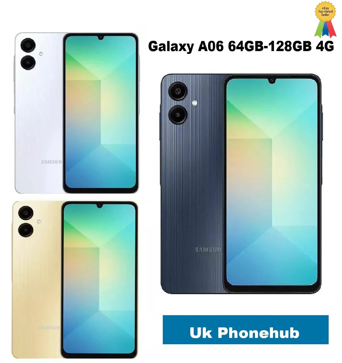 Brand New Samsung Galaxy A06 64GB-128GB 4G D/S Unlocked Android Smart Phone