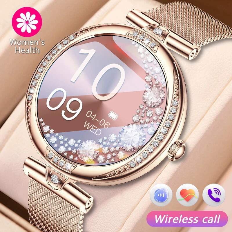 Smart Watch Fashion Ladies Wristwatch Bluetooth Calling Women Fitness Smartwatch