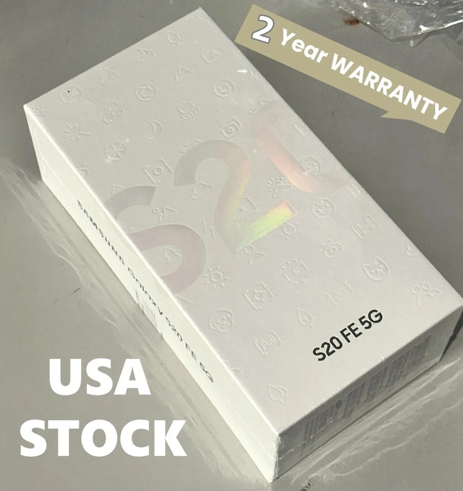 NEW SEALED Samsung Galaxy S20 FE 5G SM-G781U1 128GB Factory Unlocked Smartphone
