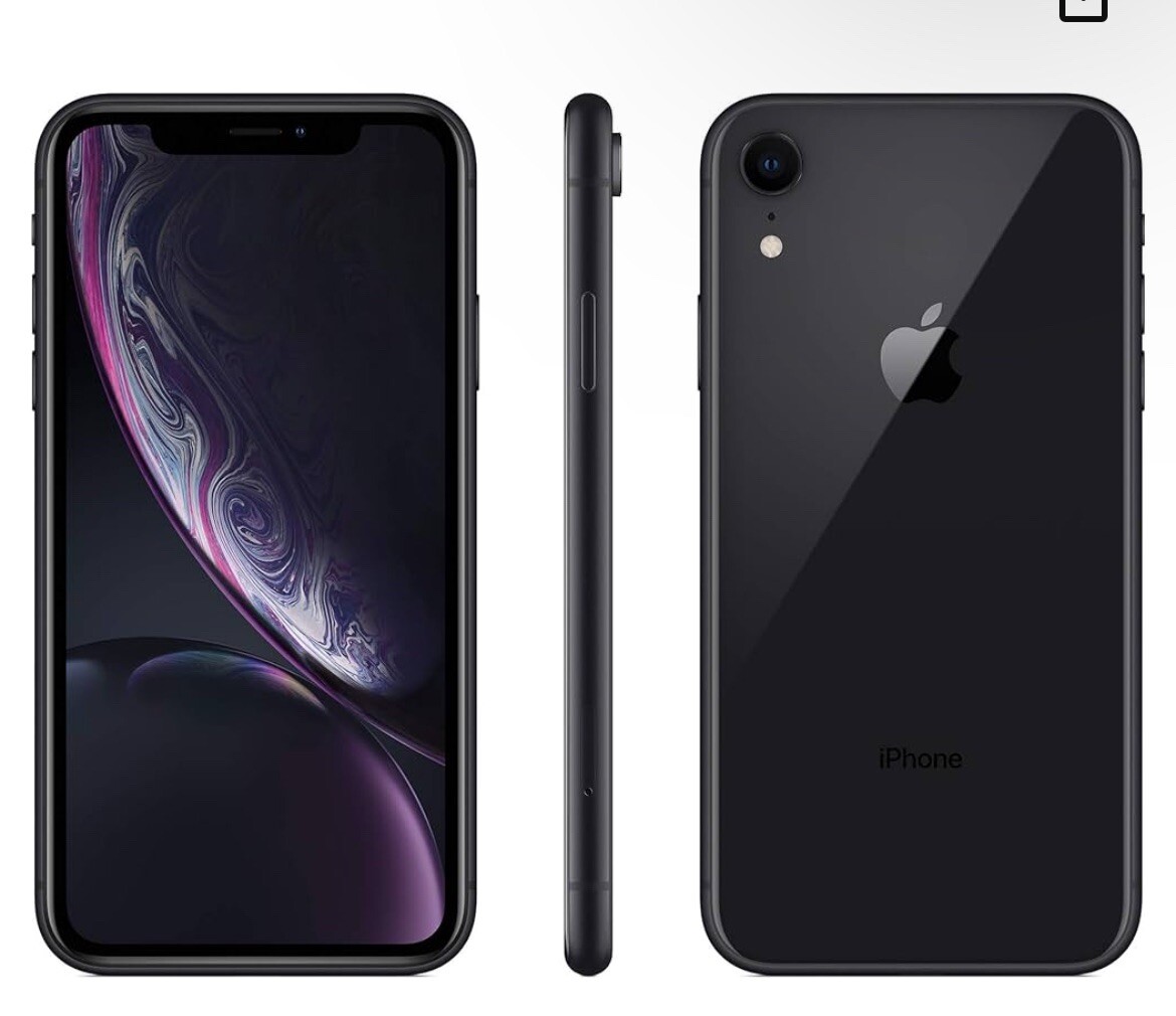 Apple iPhone XR – 64 GB – Black (Unlocked) (Dual SIM (SIM + eSIM))