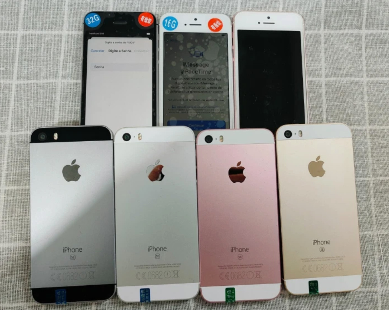 99% NW Apple iPhone SE – 128GB – Gray (Unlocked)   (CDMA + GSM) 1st gen 2016