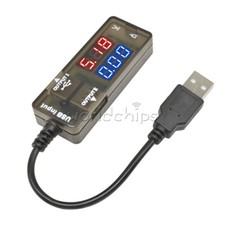 4PCS Red+Blue 0.28″ LED USB Charge Doctor Voltage Current Power Meter Tester