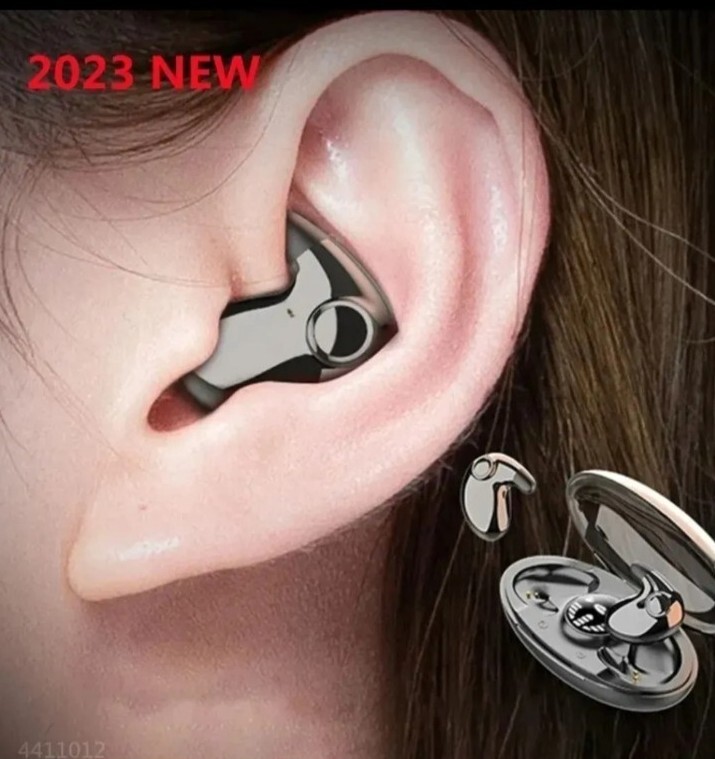 Bluetooth Earbud Headset Wireless TWS 5.3 Earphone Invisible All Phone Black