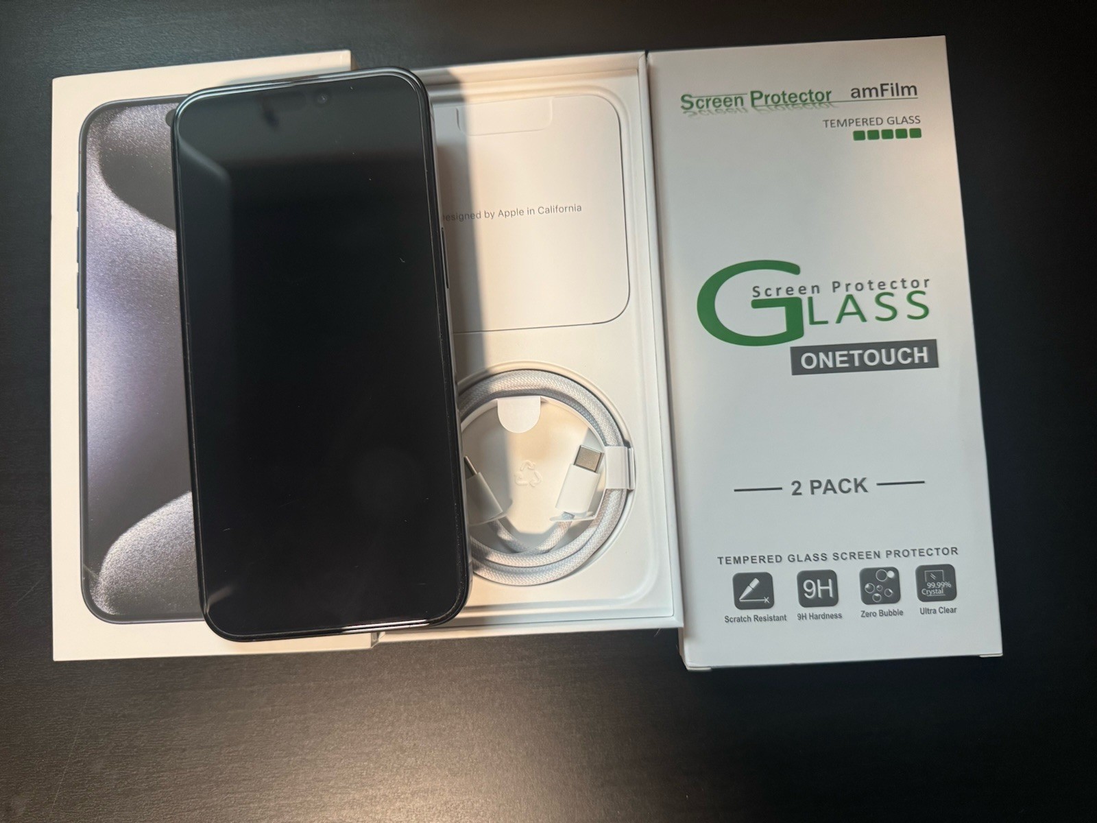 Apple iPhone 15 Pro Max 256GB Blue Titanium  Unlocked Open Box