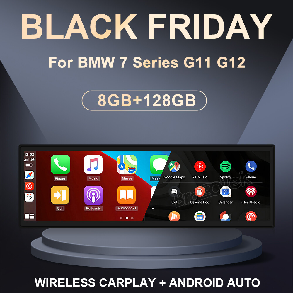 14.9″ 128GB Android 8 Core Car Stereo Carplay GPS Sat Nav For BMW 7 Series G11 G12