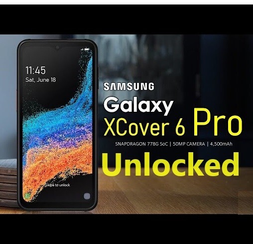 Samsung Galaxy Xcover6 Pro 5G Black 128GB + 6GB Dual-SIM Unlocked GSM Good
