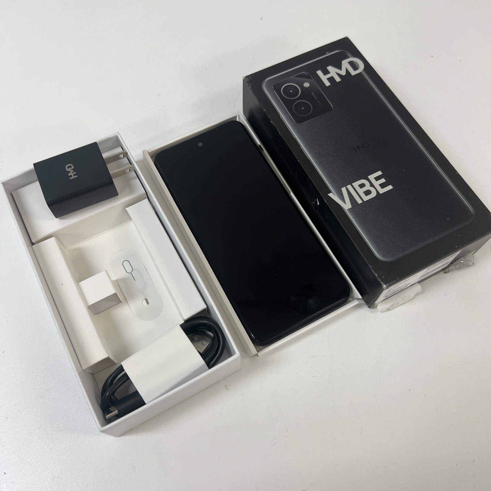 HMD Vibe Unlocked TA-1590 128GB 6GB 13MP 4000 mAh Charcoal Android 14 Phone