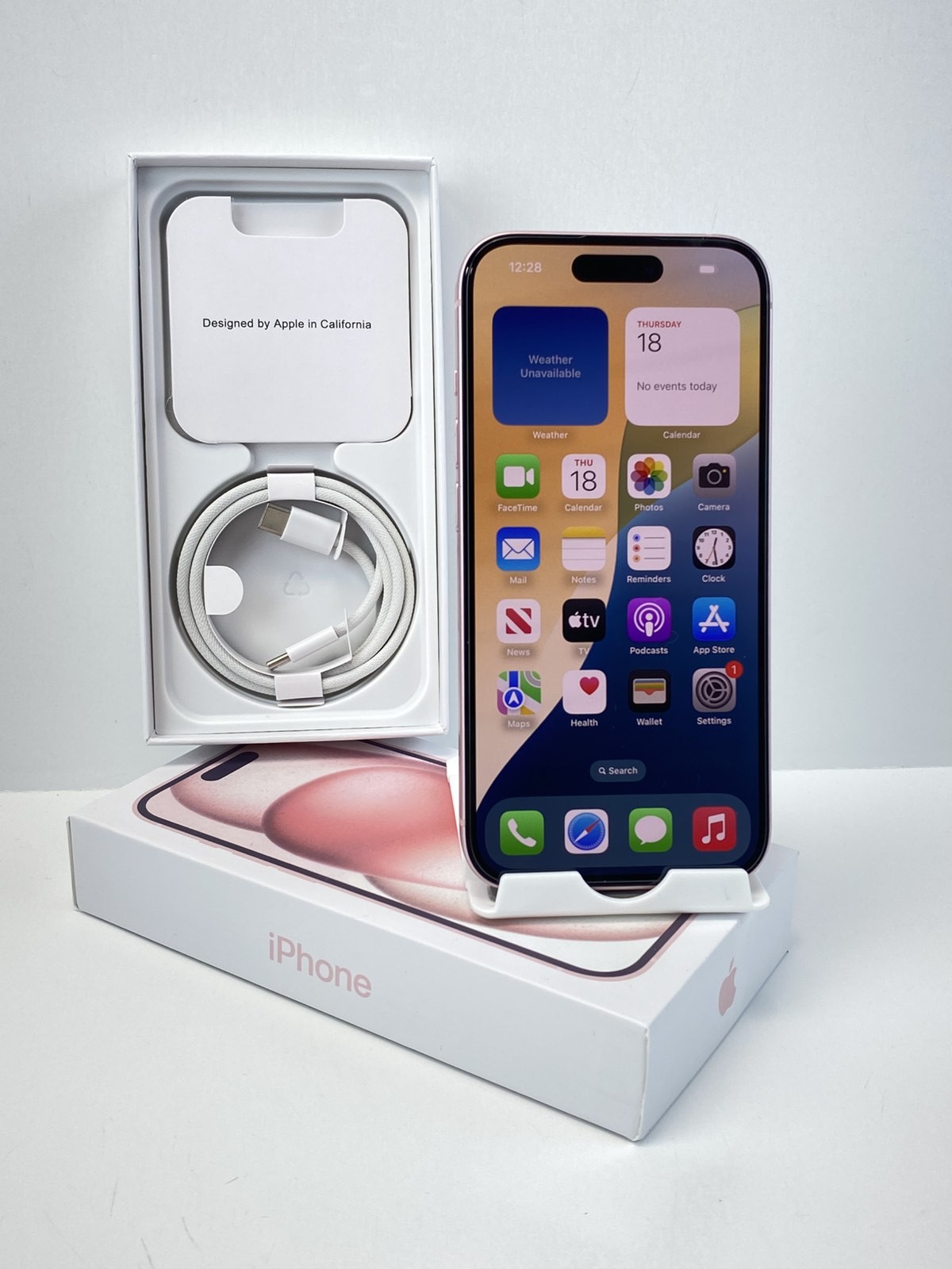 Apple iPhone 15 A2846 256GB Pink! Factory Unlocked! 98% battery health!