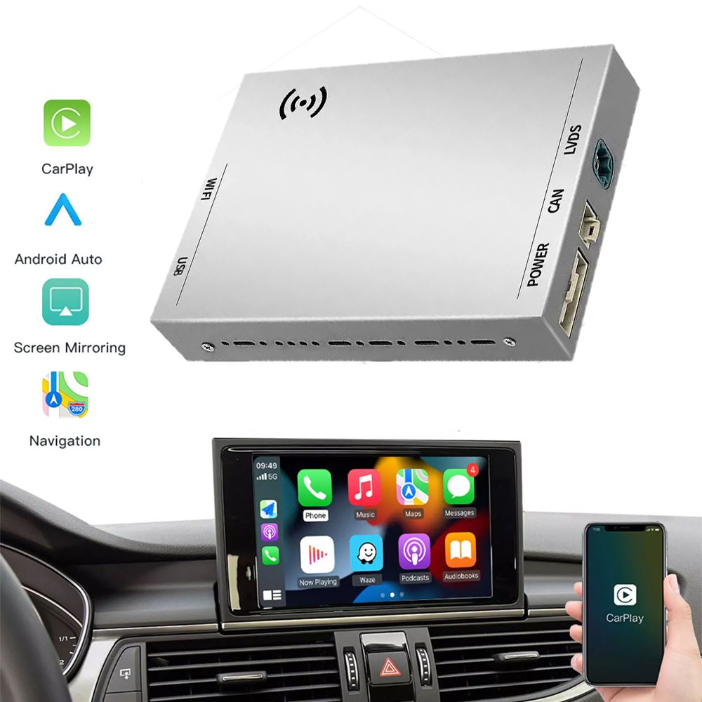 Wireless CarPlay Android Auto Interface Kit For Audi A4 A5 S4 S5 Q5 2010-2016