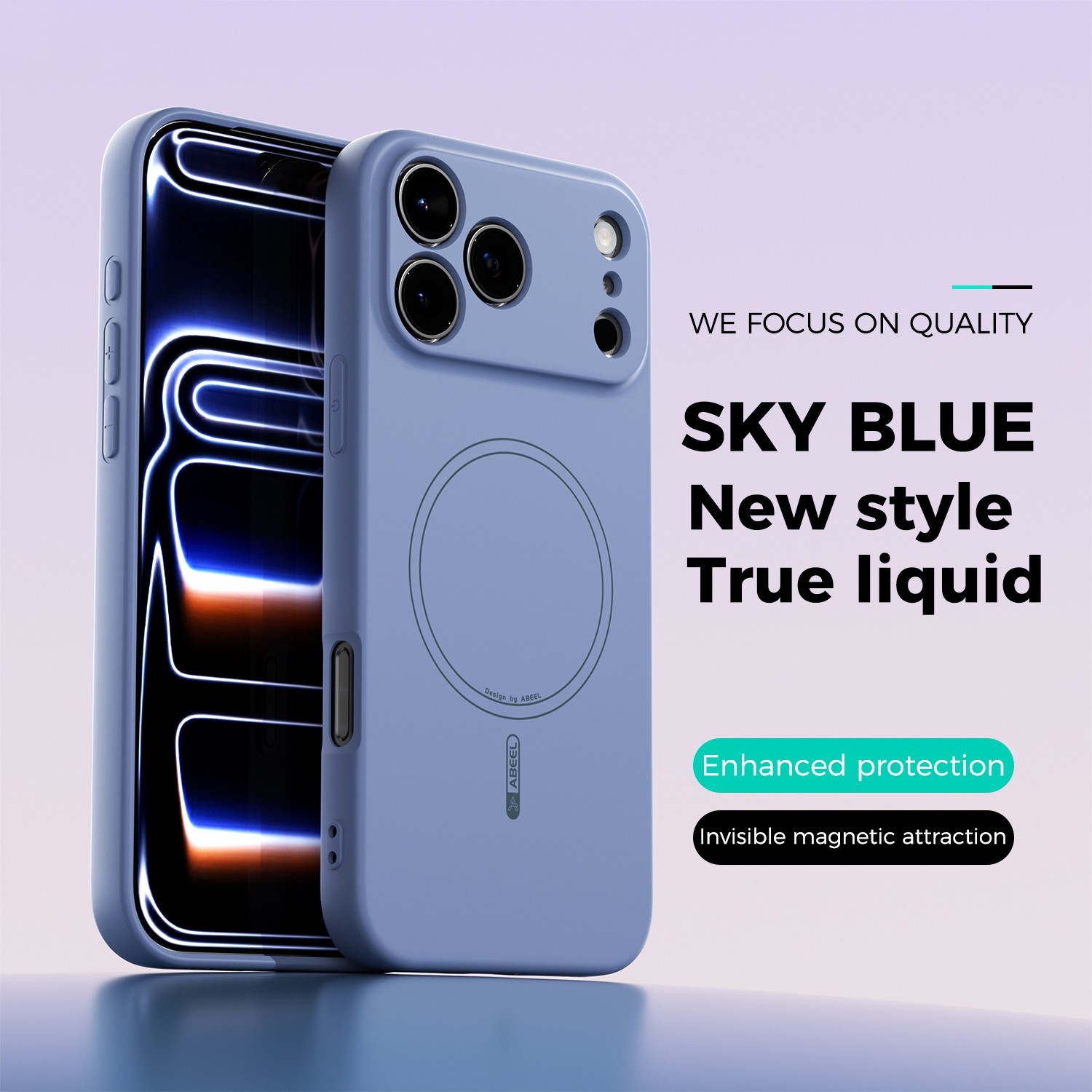 Magnetic Case with Skin-Friendly Feel for iPhone 13 to 17 Models – Soft Touch