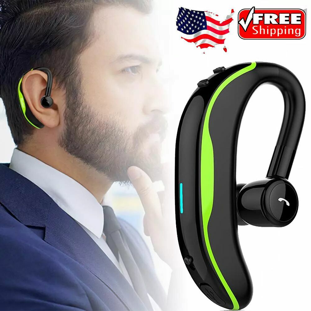 Bluetooth Headset Wireless Music Earpiece Earphone Sports Earbuds Microphone