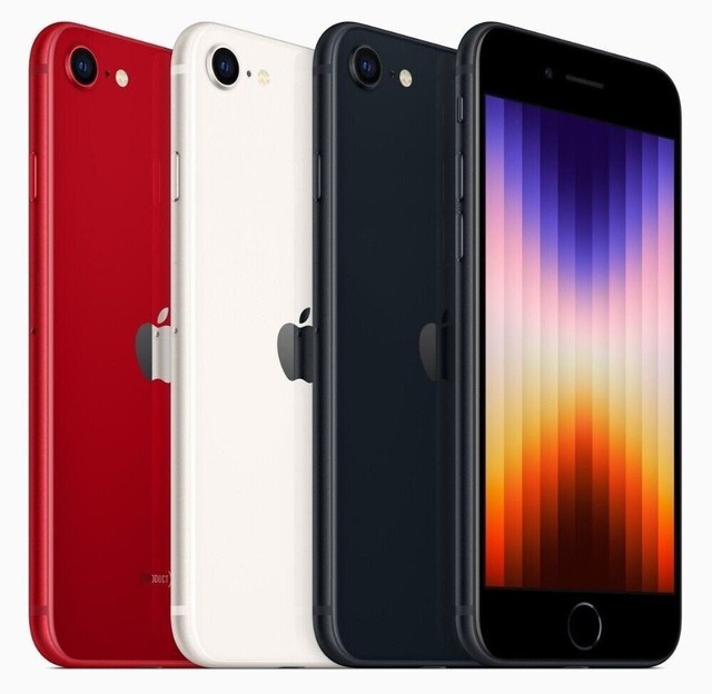 New Apple iPhone SE 3rd Gen (2022) A2782 5G 64GB Factory Unlocked All Carriers