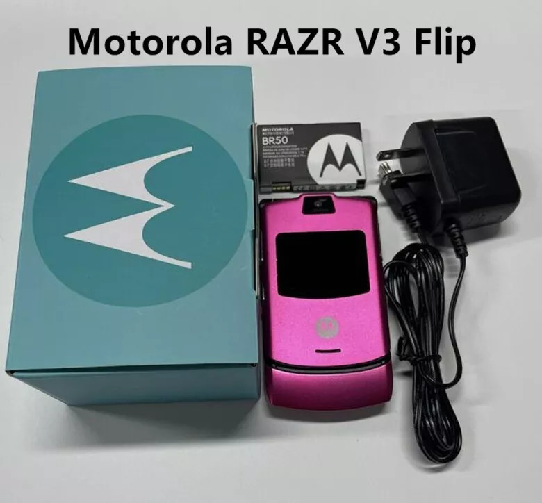 Unlocked HOT Motorola RAZR V3 Flip GSM Bluetooth MP4 video  Mobile Phone
