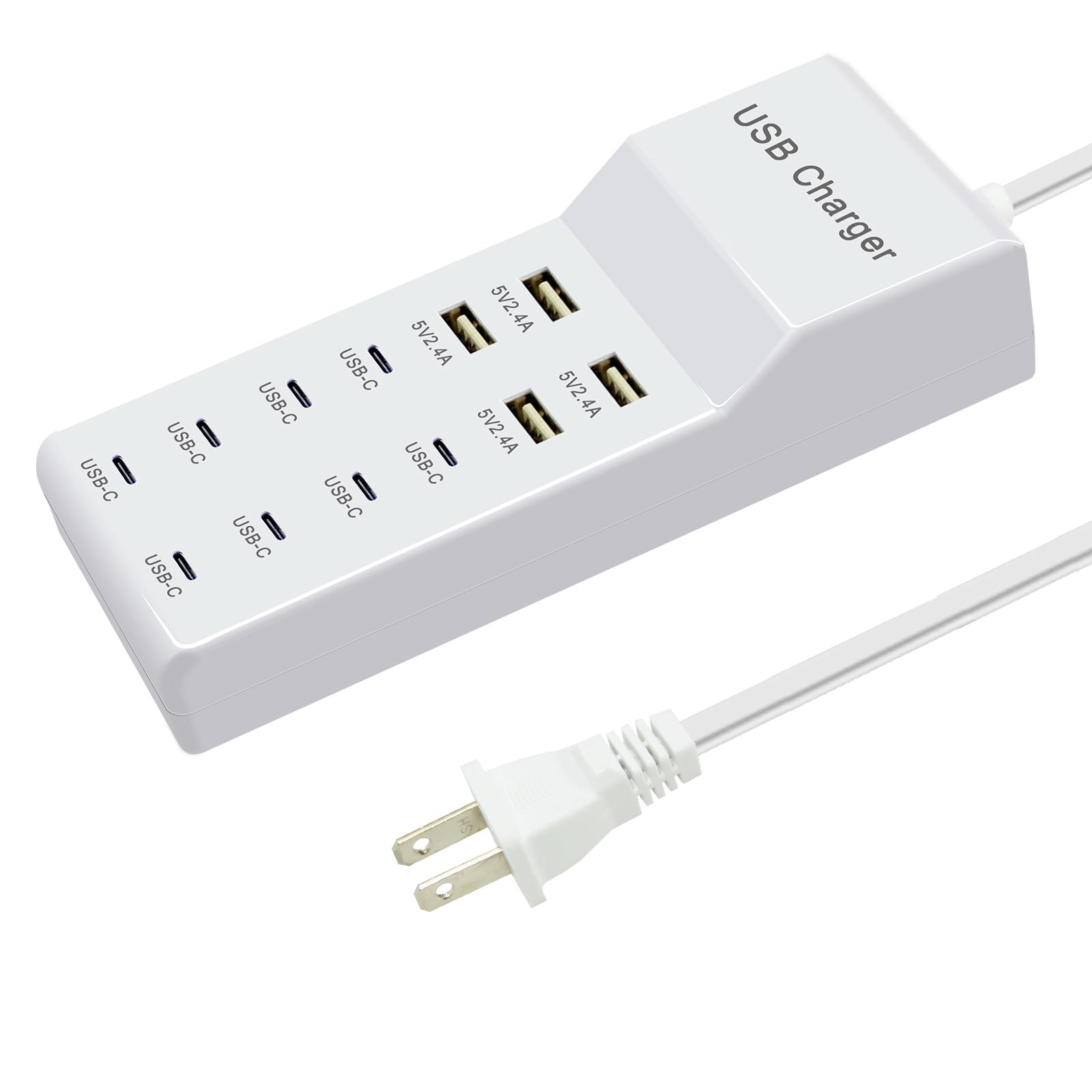 USB Charging Station with 12 Port USB Power Strip Fast Charging for Multiple …