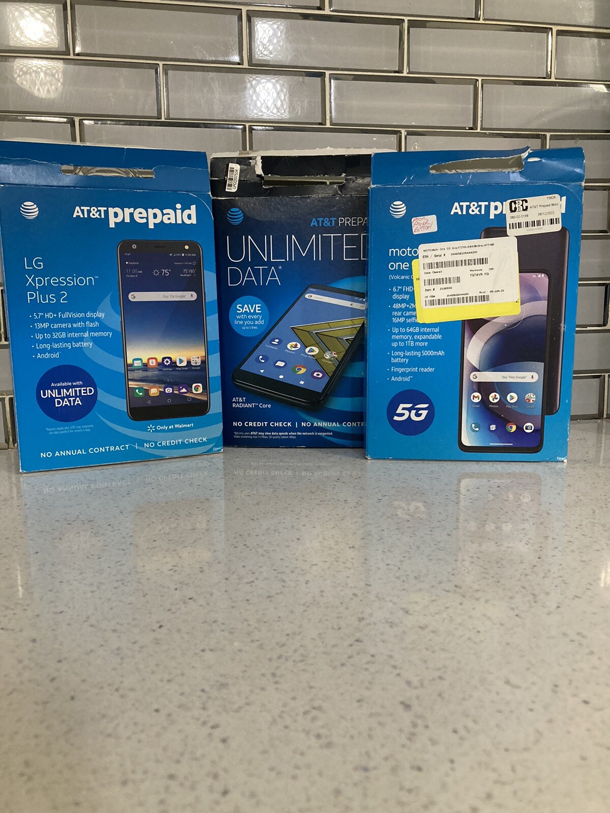 Lot Of 3 ATT Android Smartphone