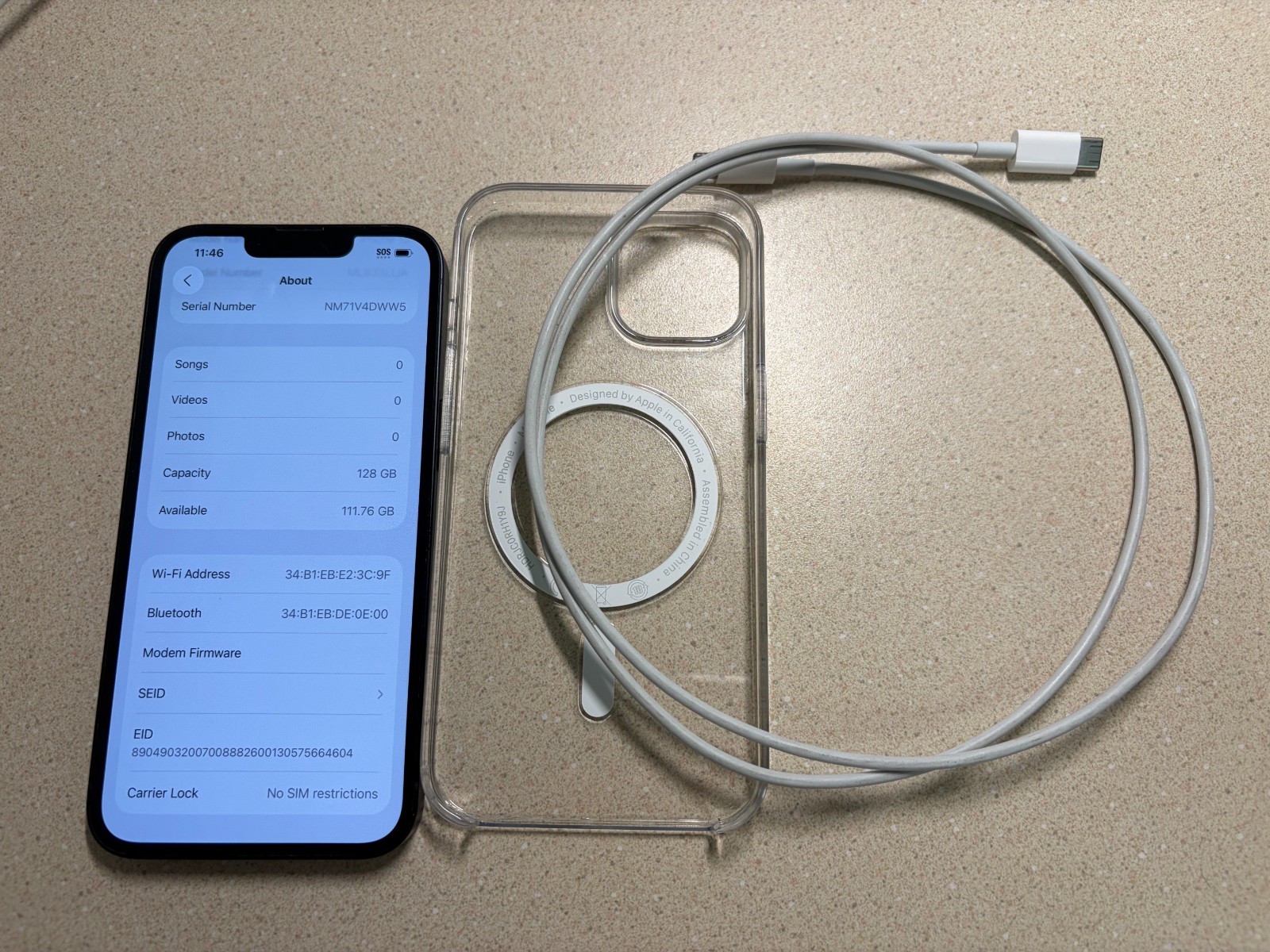 Apple iPhone 13 – 128 GB – Midnight (Unlocked) – GOOD CONDITION