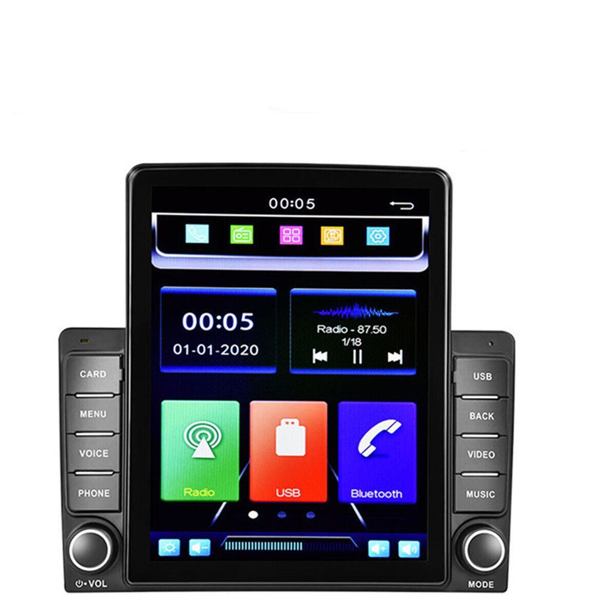 Double 2Din Car Radio 9.5in Vertical Touch Screen Bluetooth Carplay MP5 Player