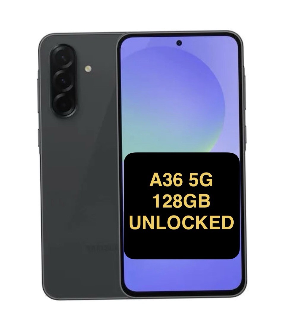 Samsung Galaxy A36 5G (Unlocked) – 128GB – Black – New Android Smartphone