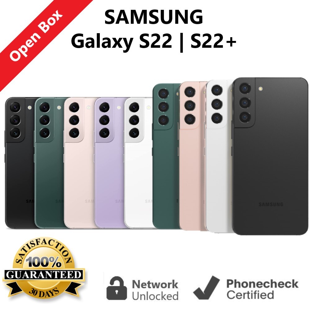 Samsung Galaxy S22 | S22+ Plus 5G – 128GB 256GB – Unlocked Verizon T-Mobile AT&T