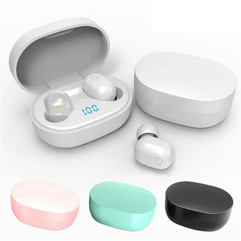 Wireless Bluetooth Headset Stereo Earphones Invisible Earbuds for Cell Phones