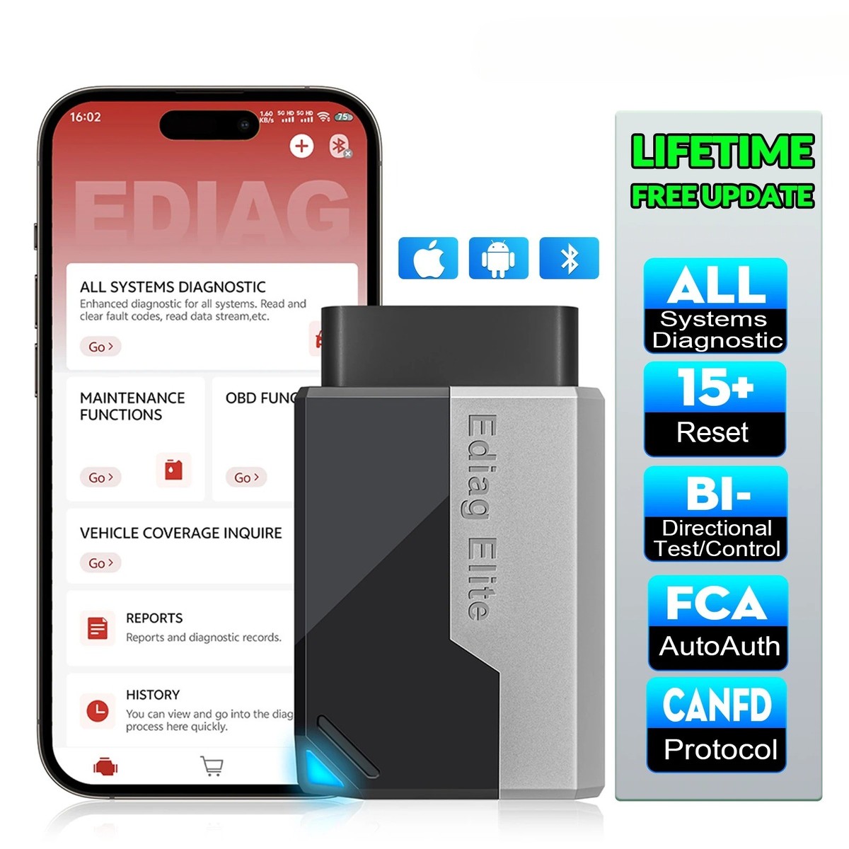 New OBD2 Scanner All System Car Diagnostion Car Diagnostic Scan Tool Code Reader