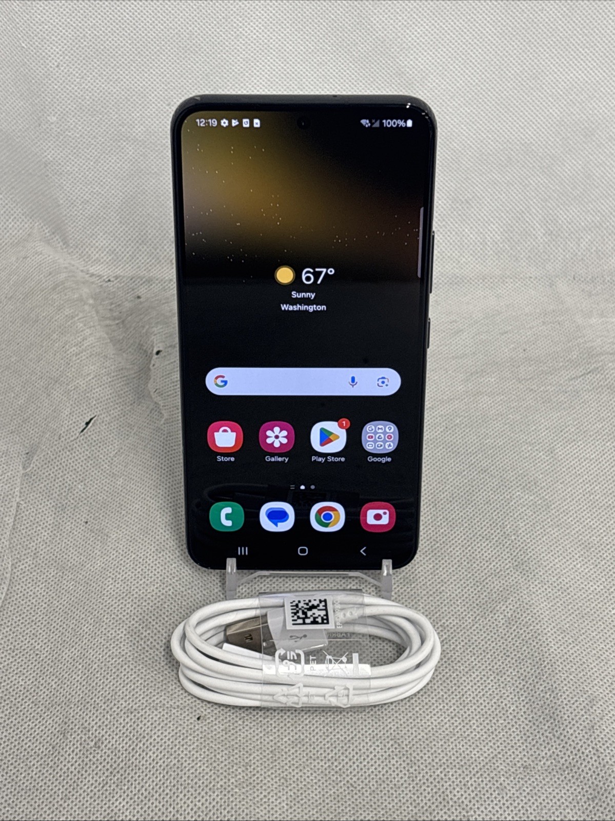 Samsung Galaxy S22 – 128 GB – Phantom Black (SM-S901U)  (Unlocked)