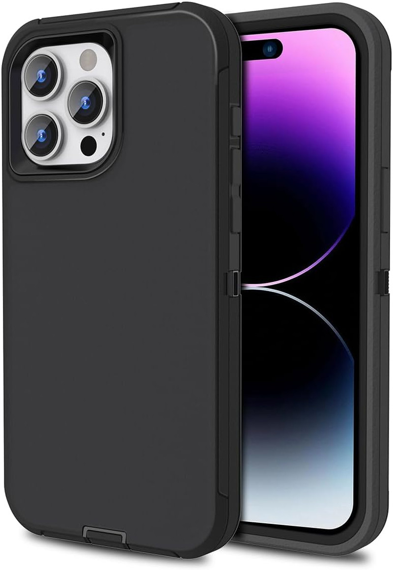 For Iphone 15 Pro Max Case, Dual Layer Shockproof Full Body Cover for Men & Wome